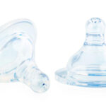 HAPPY CARE Соска силиконовая широкая быстрый поток 2 шт,