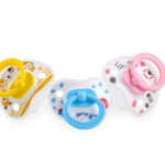 HAPPY CARE Соска-пустышка Bonbons силиконовая с колпачком размер 2