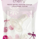 NIP Соска для бутылочки, силикон, размер 1 "Cherry" (0+ мес)