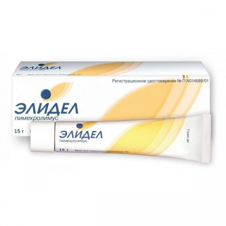 396174c24605e3abb85e232d0e386791.jpg Элидел 1% 15 г крем в тубе — изображение 1