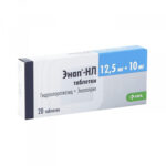 Энап НЛ 10/12,5мг  №20 таб,