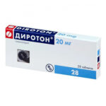 Диротон 20мг №28 таблетки