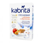 Кабрита Гречневая каша на козьем  молочке с яблоком и абрикосом  с 5 месяцев 180 гр