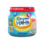 Фруто-няня Пюре из мяса кролика 80 гр,