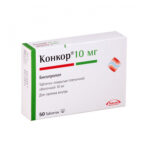 Конкор 10 мг №50
