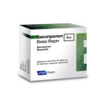 Бисопролол 5 мг №30 табл,  Вива-Фарм